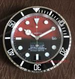 Replica Rolex Deepsea Sea-Dweller Wall Clock D-Red Dial Stainless Steel